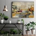 Composicion I by Gabriela Villarreal on GIANT ART - yellow abstract