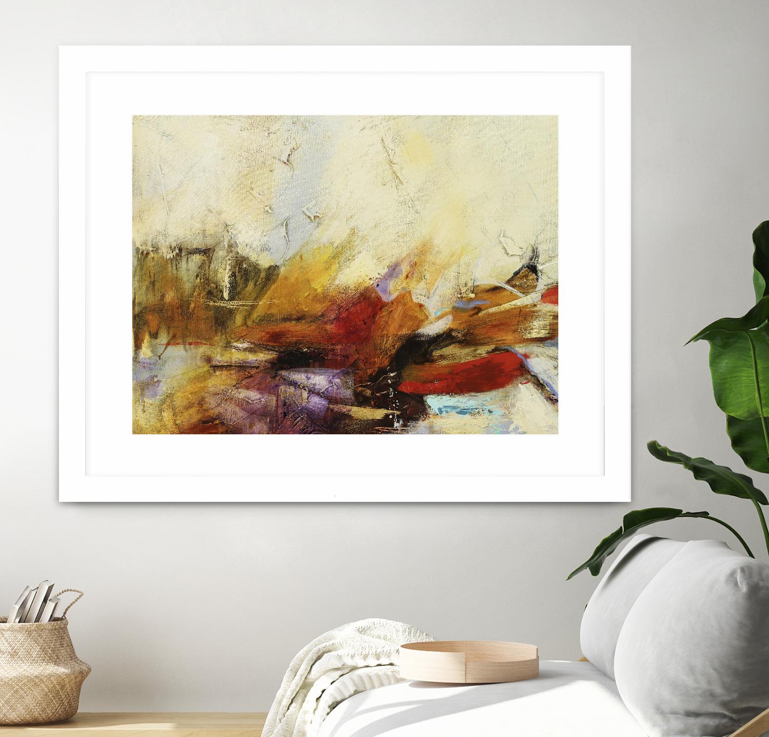 Feteen II by Gabriela Villarreal on GIANT ART - pink abstract