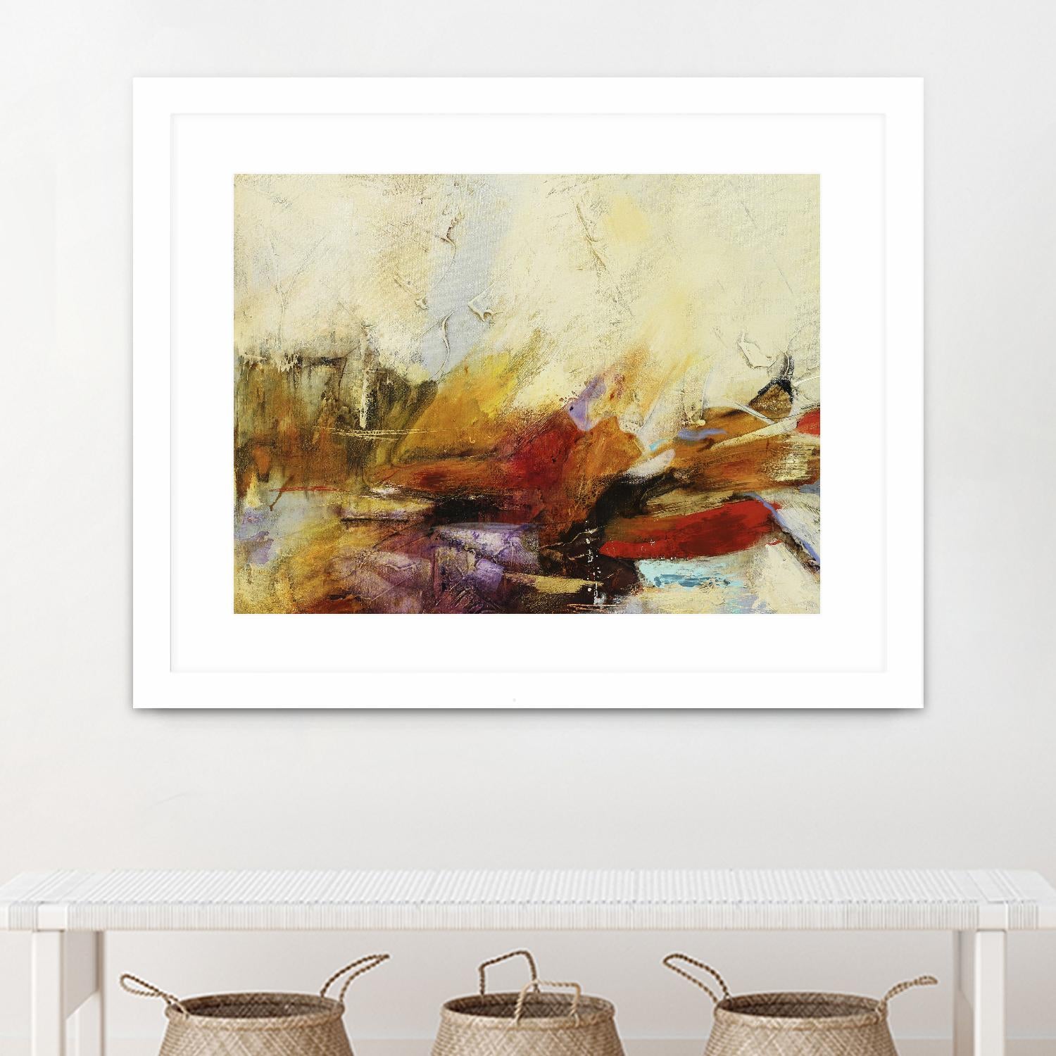 Feteen II by Gabriela Villarreal on GIANT ART - pink abstract