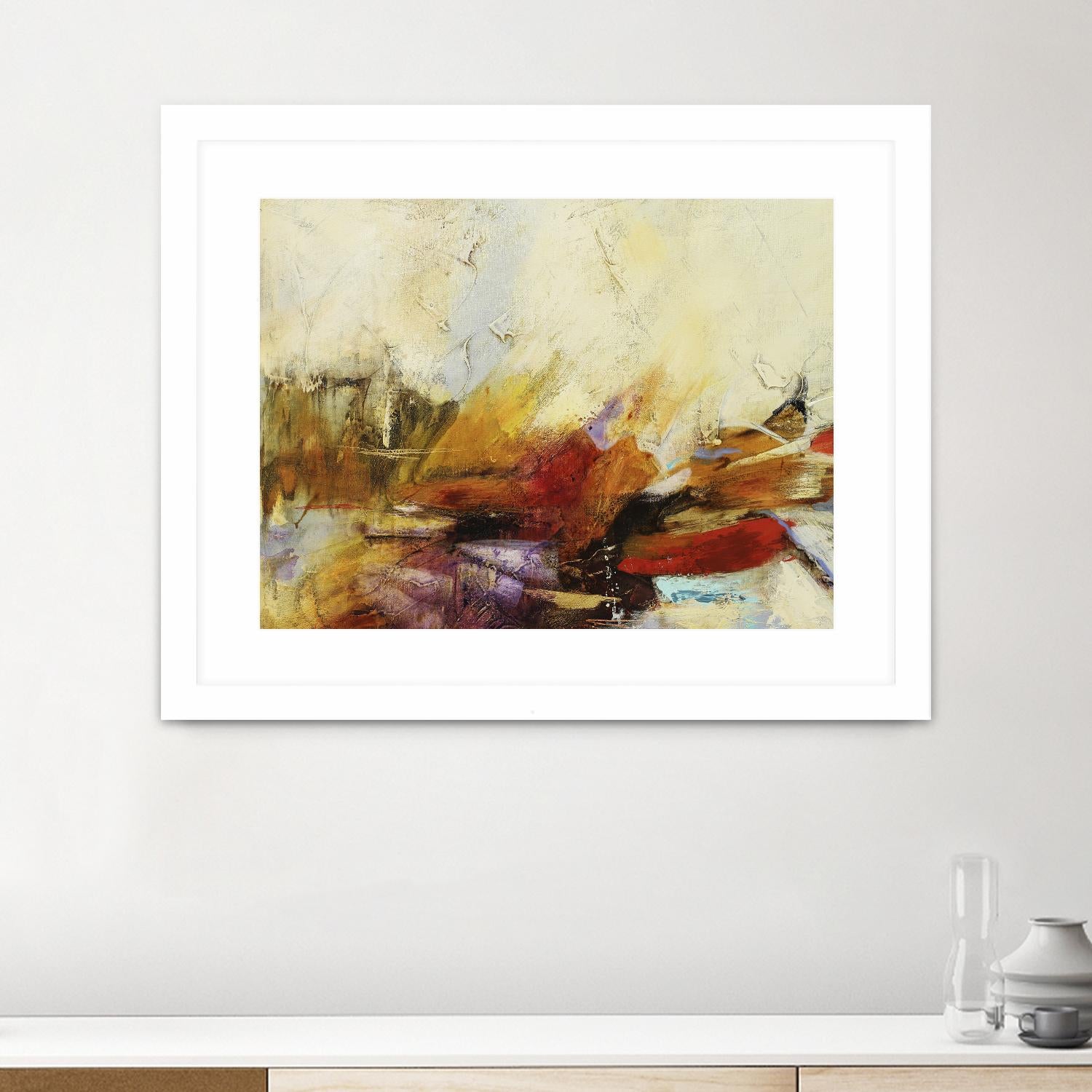 Feteen II by Gabriela Villarreal on GIANT ART - pink abstract