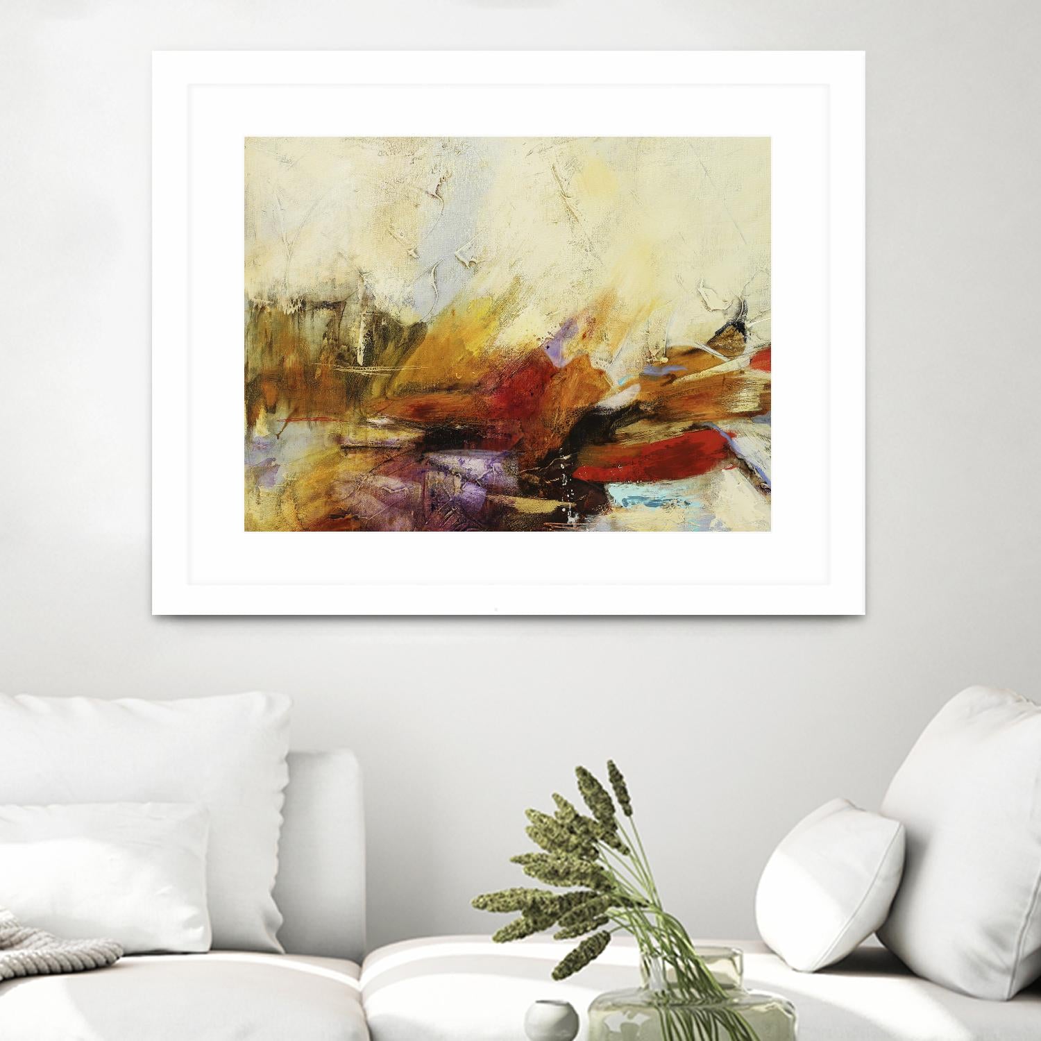 Feteen II by Gabriela Villarreal on GIANT ART - pink abstract