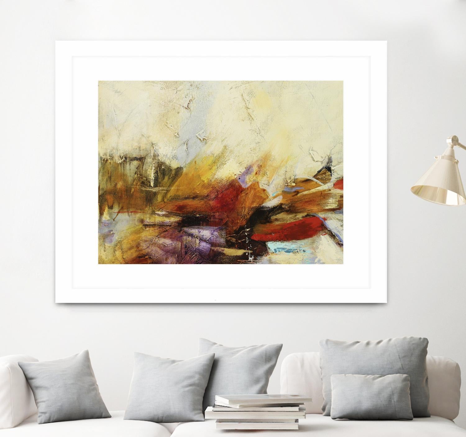 Feteen II by Gabriela Villarreal on GIANT ART - pink abstract