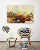 Feteen II by Gabriela Villarreal on GIANT ART - pink abstract