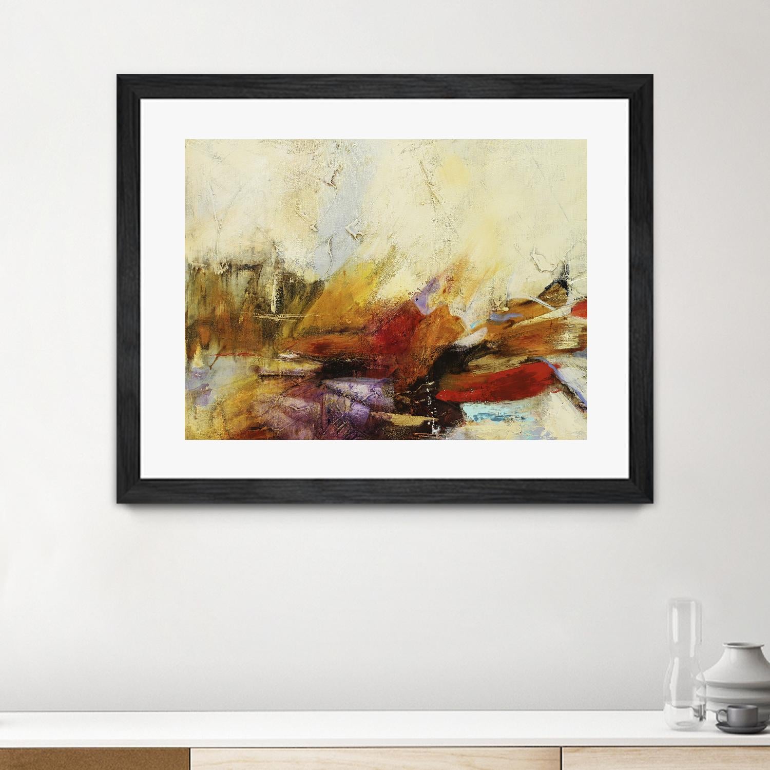 Feteen II by Gabriela Villarreal on GIANT ART - pink abstract