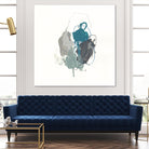 Teal Gesture I by June Erica Vess on GIANT ART - green abstract