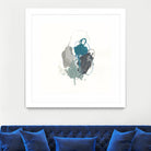 Teal Gesture I by June Erica Vess on GIANT ART - green abstract