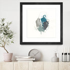 Teal Gesture I by June Erica Vess on GIANT ART - green abstract