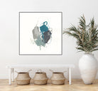 Teal Gesture I by June Erica Vess on GIANT ART - green abstract