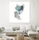 Teal Gesture III by June Erica Vess on GIANT ART - green abstract