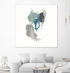 Teal Gesture III by June Erica Vess on GIANT ART - green abstract