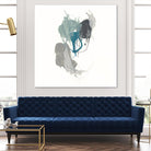 Teal Gesture III by June Erica Vess on GIANT ART - green abstract