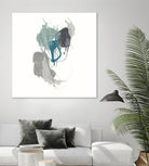 Teal Gesture III by June Erica Vess on GIANT ART - green abstract