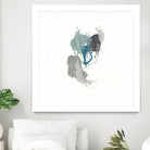 Teal Gesture III by June Erica Vess on GIANT ART - green abstract