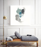 Teal Gesture III by June Erica Vess on GIANT ART - green abstract