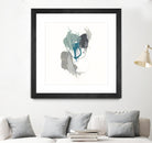 Teal Gesture III by June Erica Vess on GIANT ART - green abstract