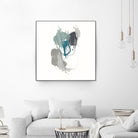 Teal Gesture III by June Erica Vess on GIANT ART - green abstract