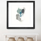 Teal Gesture III by June Erica Vess on GIANT ART - green abstract