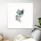 Teal Gesture III by June Erica Vess on GIANT ART - green abstract