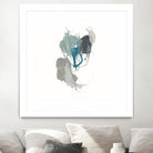 Teal Gesture III by June Erica Vess on GIANT ART - green abstract