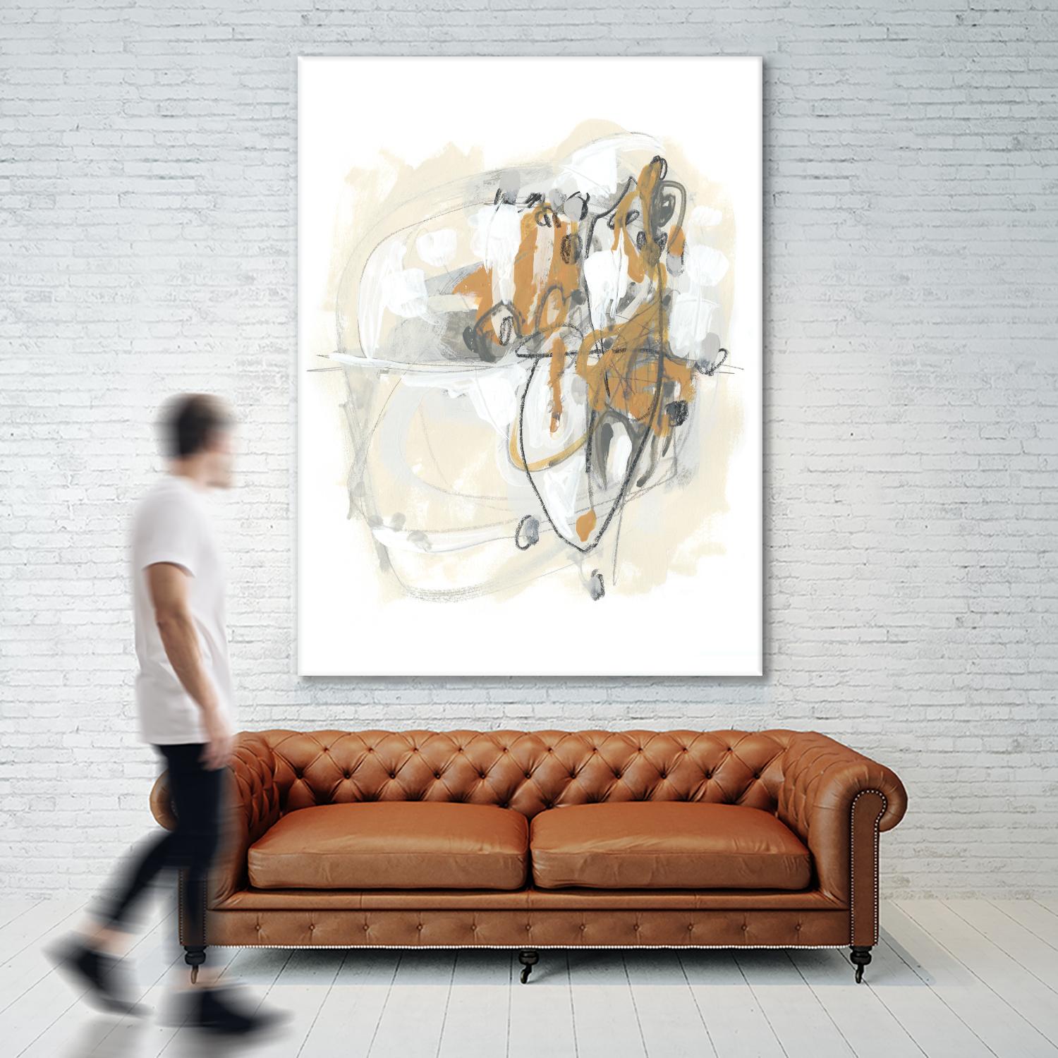 Spur II by June Erica Vess on GIANT ART - brown abstract