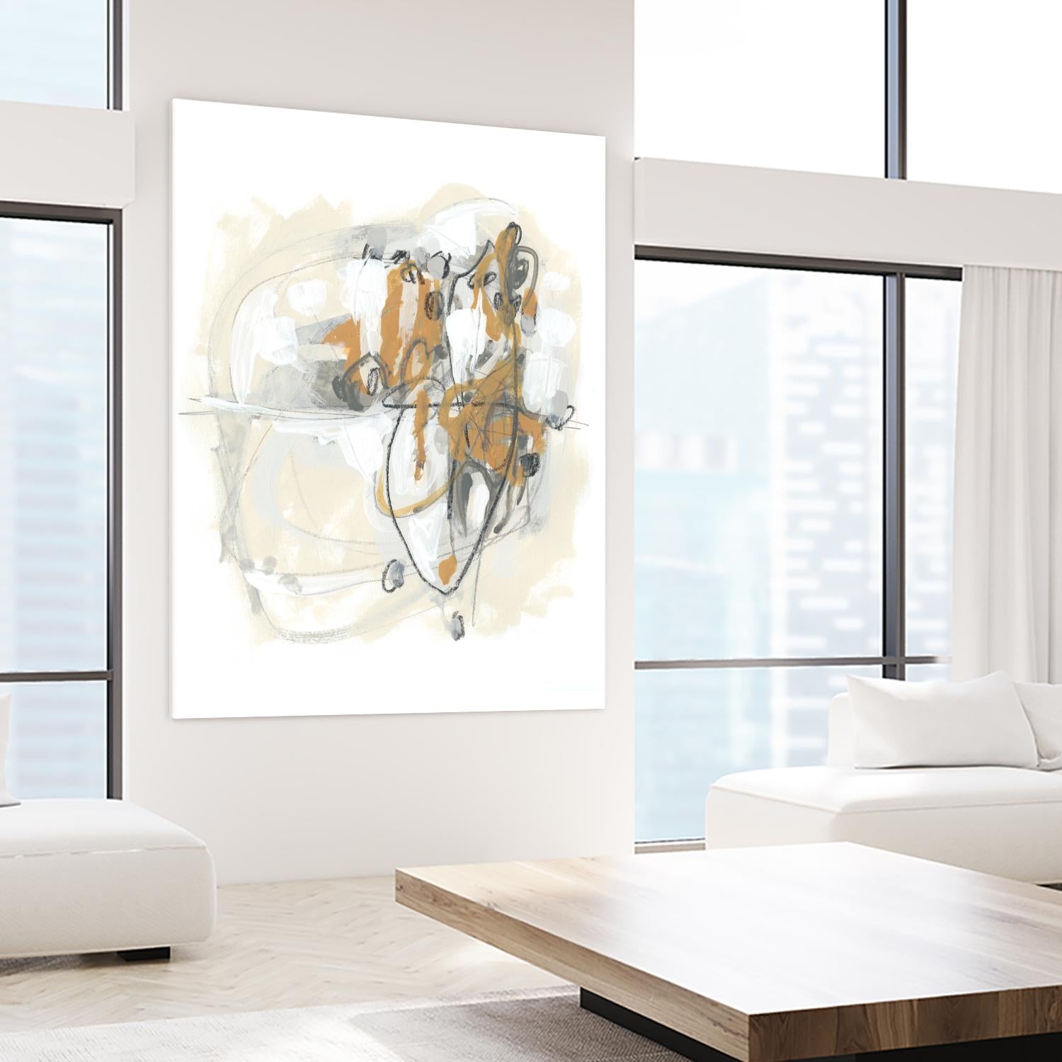 Spur II by June Erica Vess on GIANT ART - brown abstract