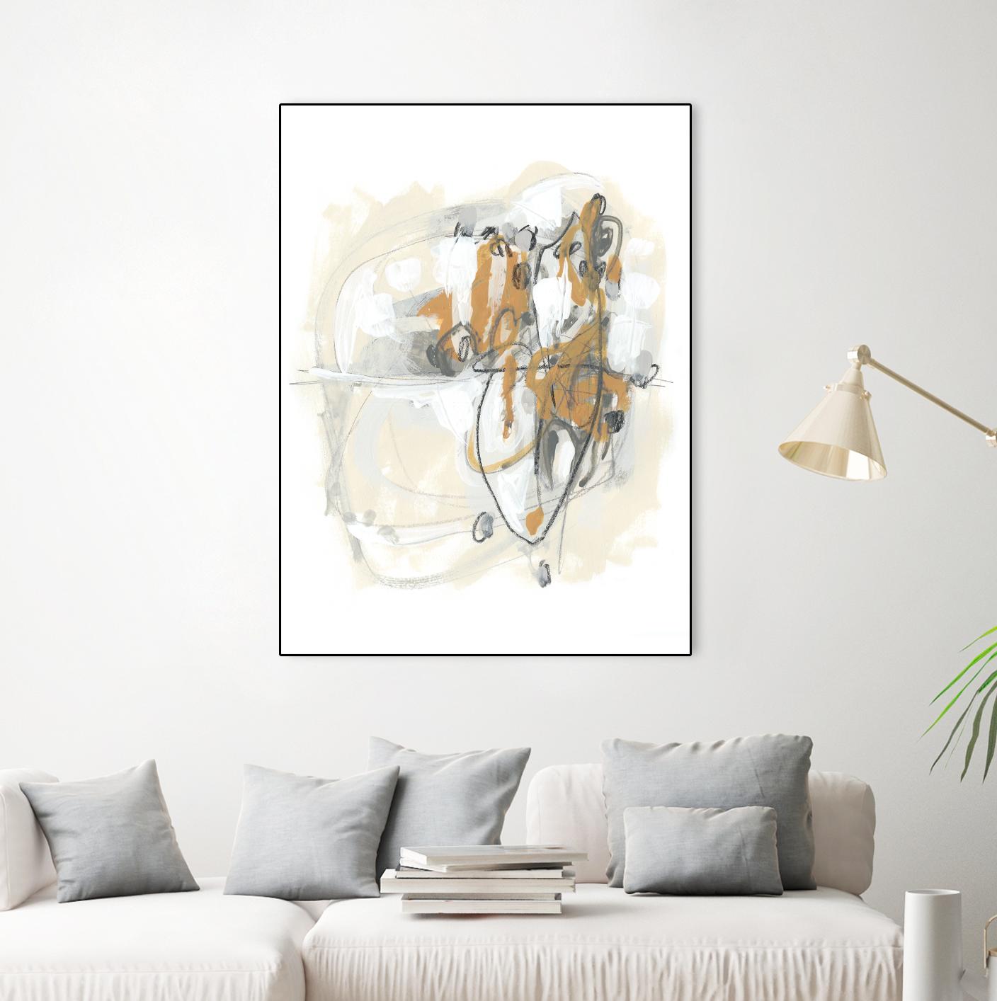 Spur II by June Erica Vess on GIANT ART - brown abstract