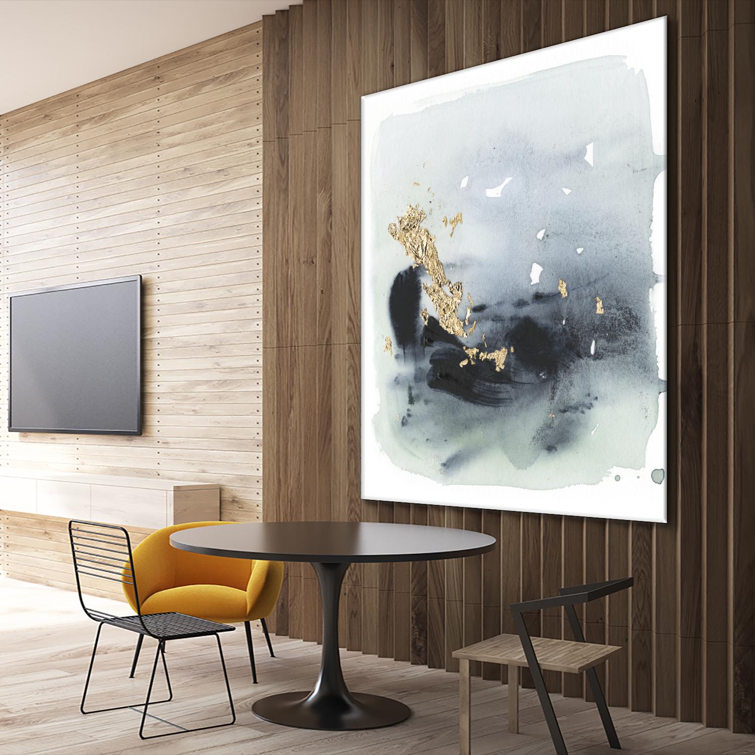 Cerulean & Gold II by Victoria Borges on GIANT ART - abstract