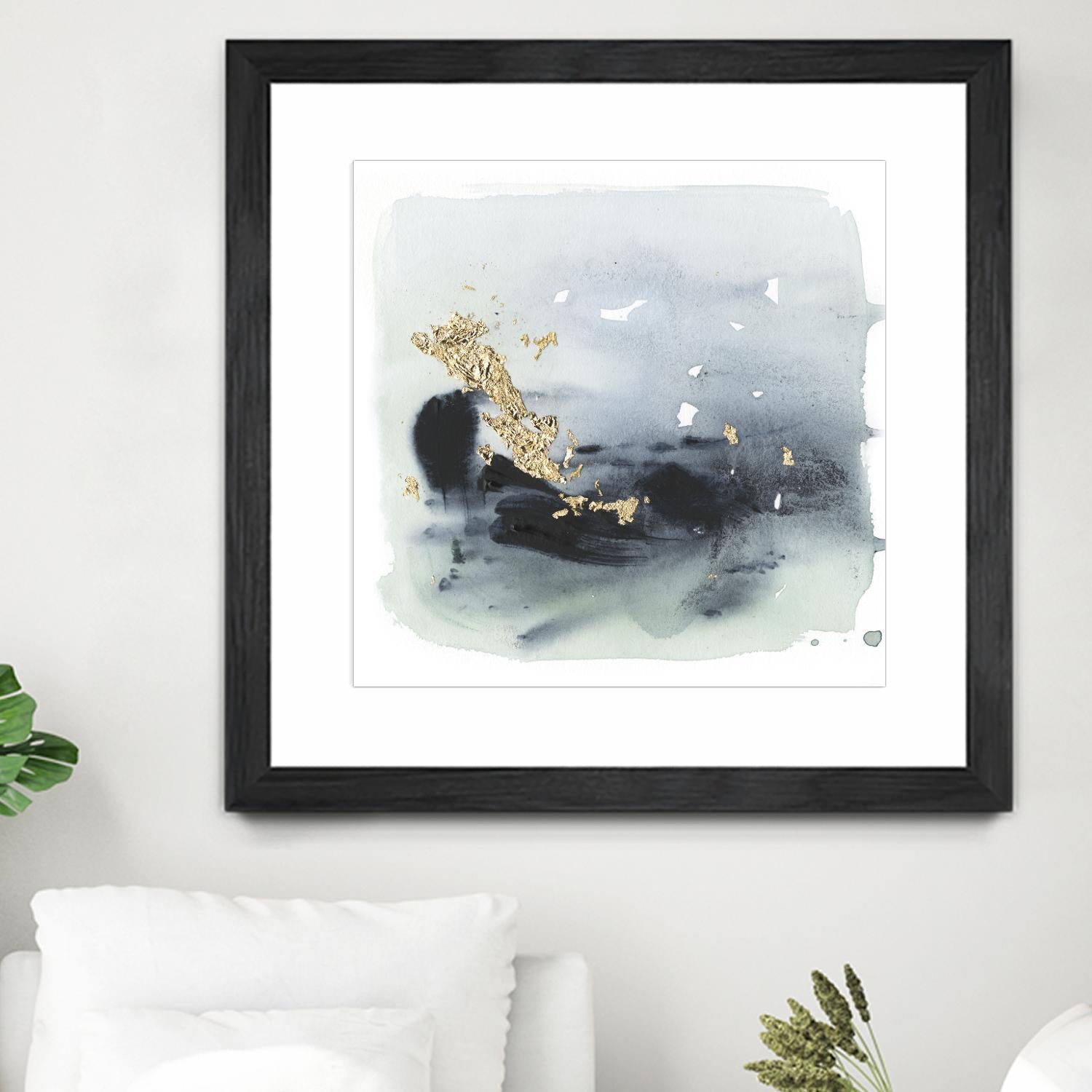 Cerulean & Gold II by Victoria Borges on GIANT ART - abstract