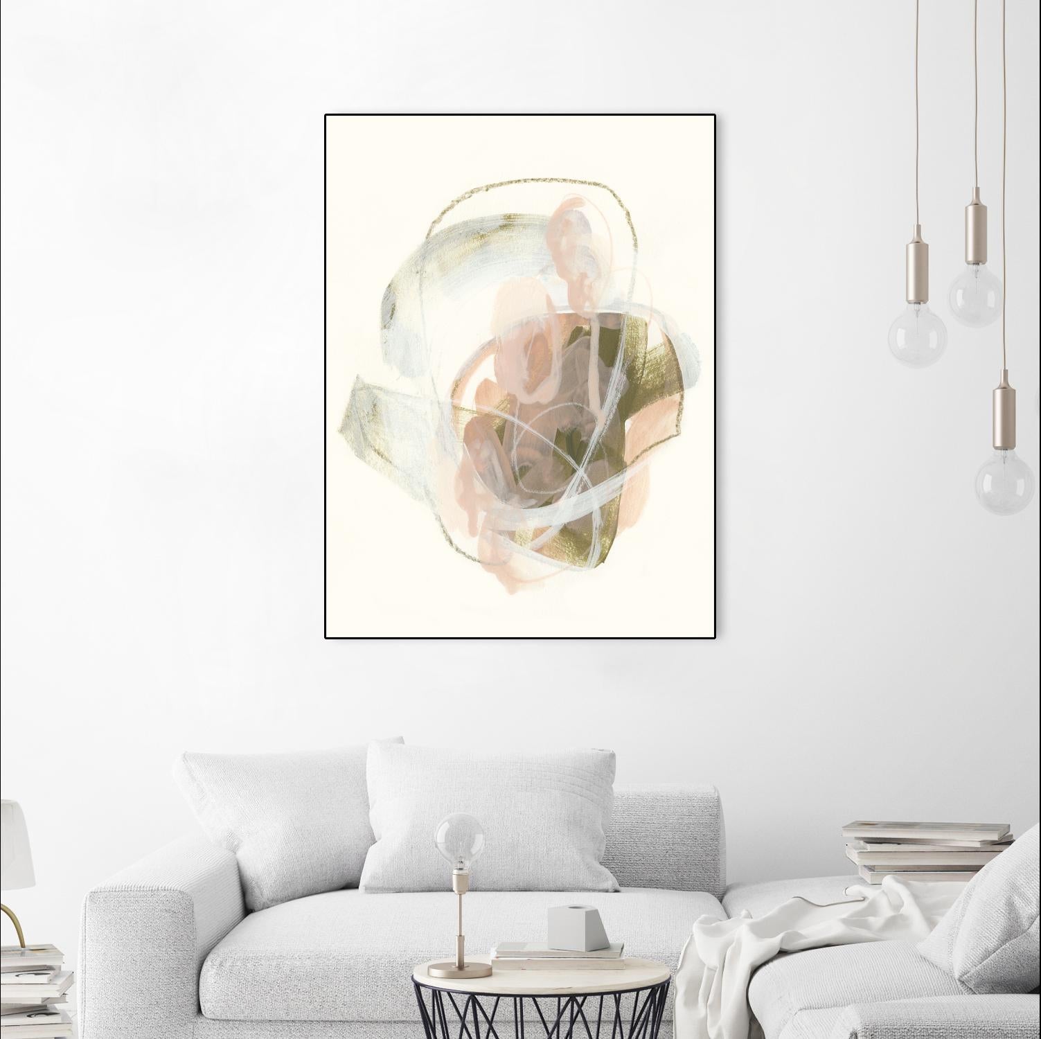 Hyacinth Gesture I by June Erica Vess on GIANT ART - pink abstract