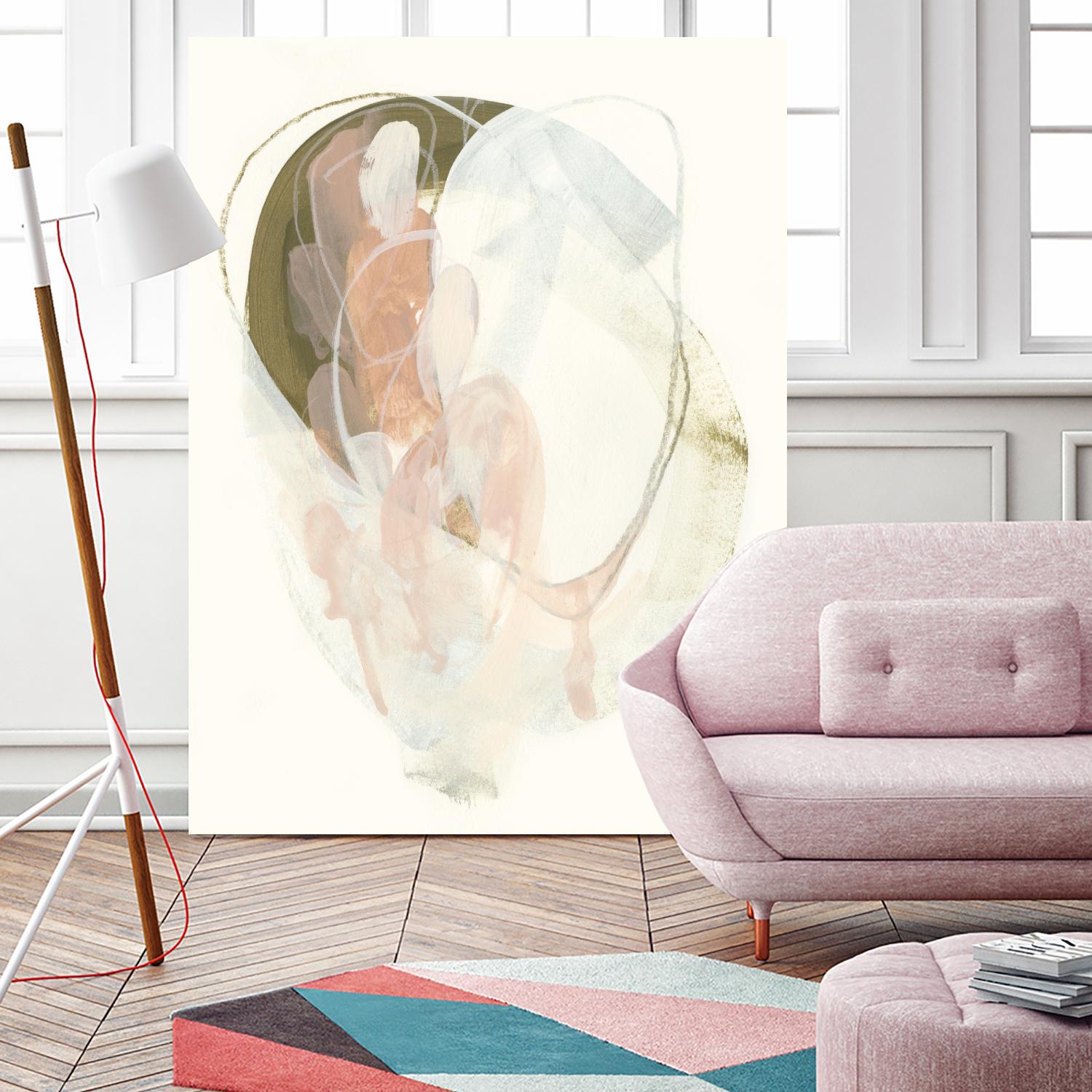 Hyacinth Gesture II by June Erica Vess on GIANT ART - pink abstract