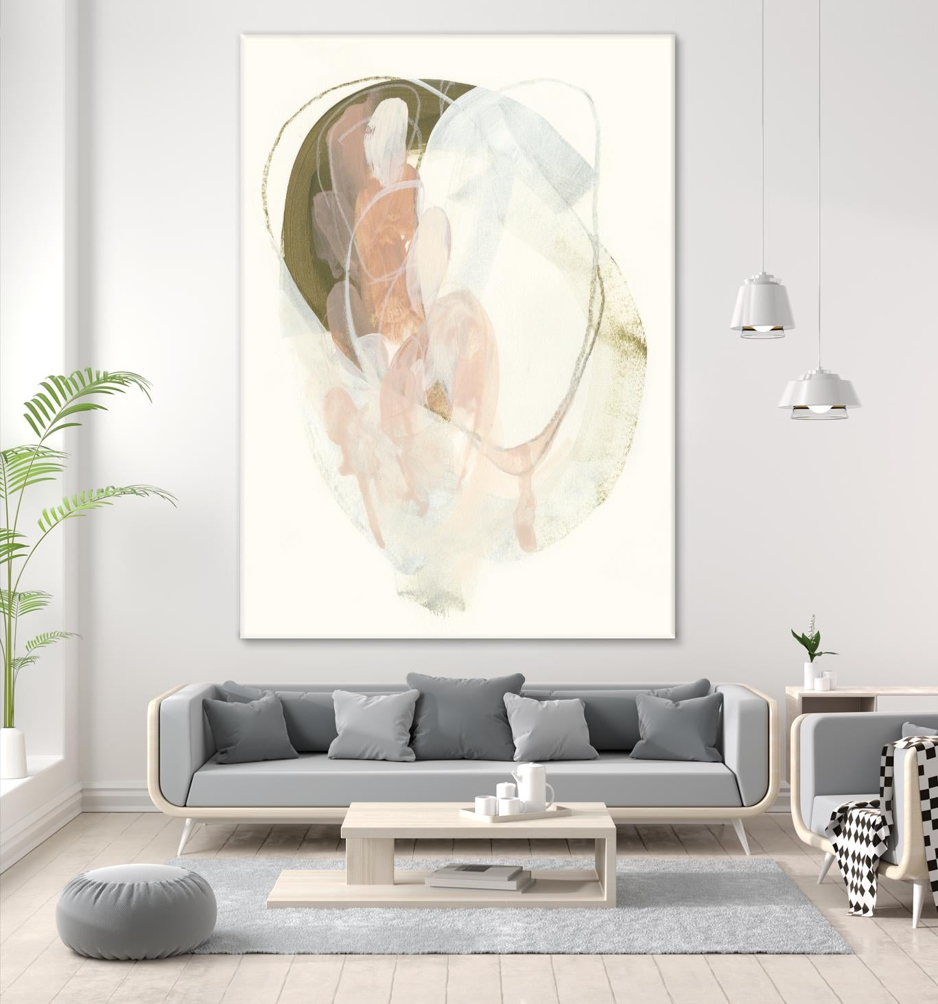 Hyacinth Gesture II by June Erica Vess on GIANT ART - pink abstract