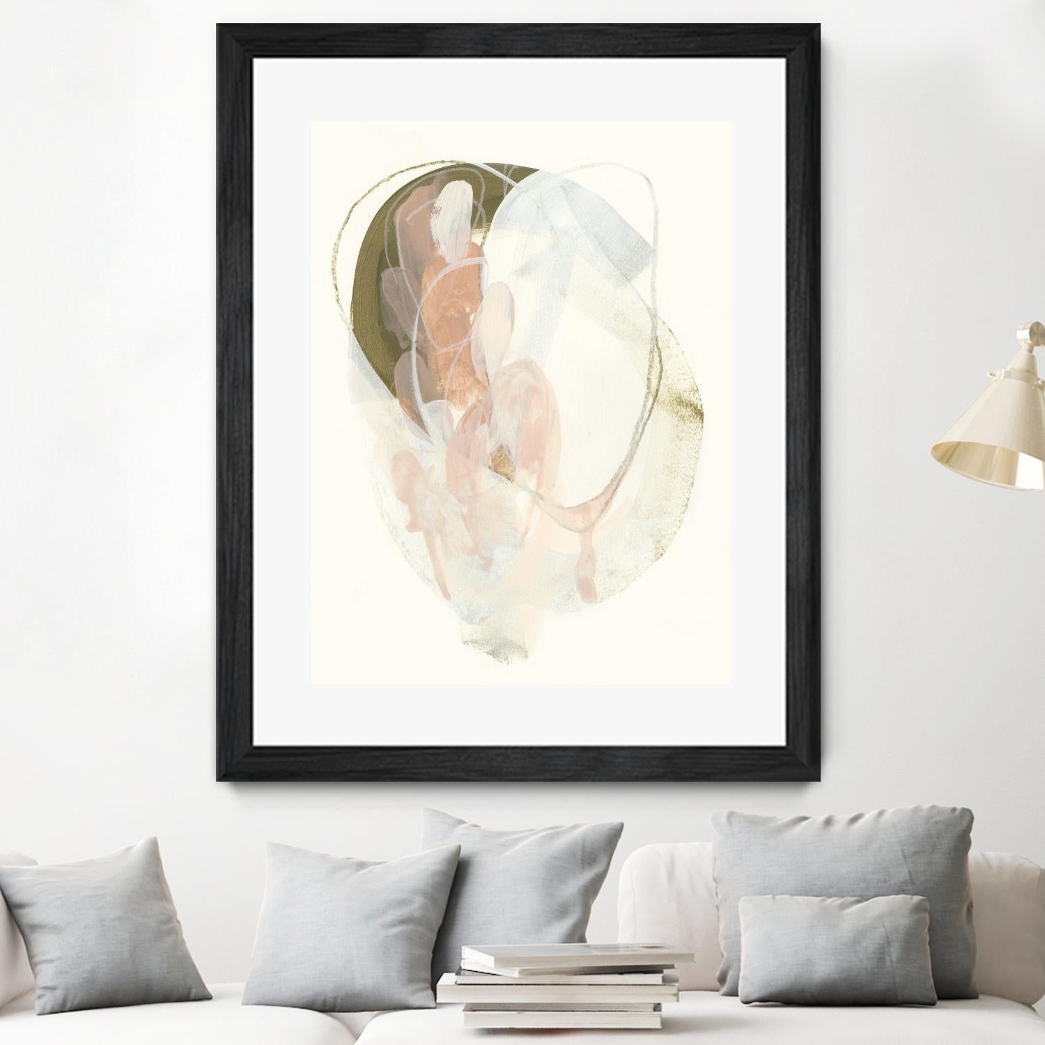 Hyacinth Gesture II by June Erica Vess on GIANT ART - pink abstract