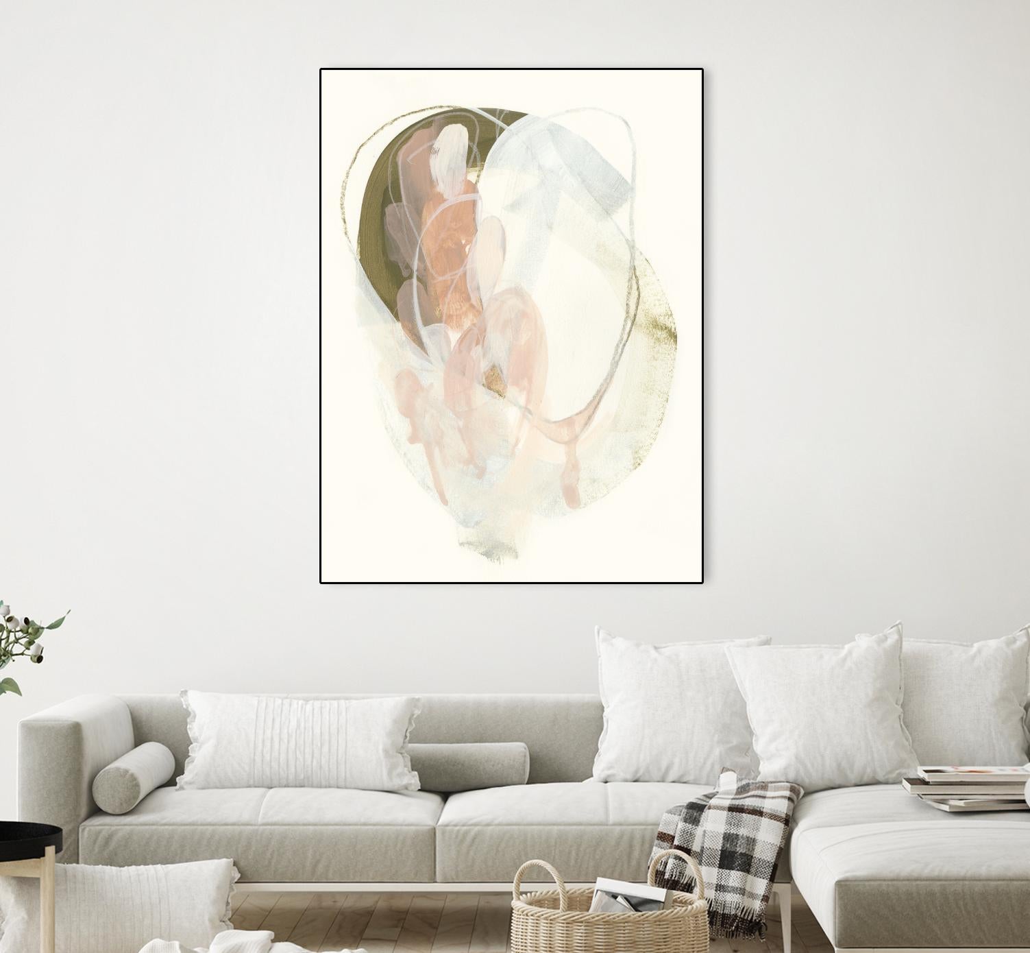 Hyacinth Gesture II by June Erica Vess on GIANT ART - pink abstract