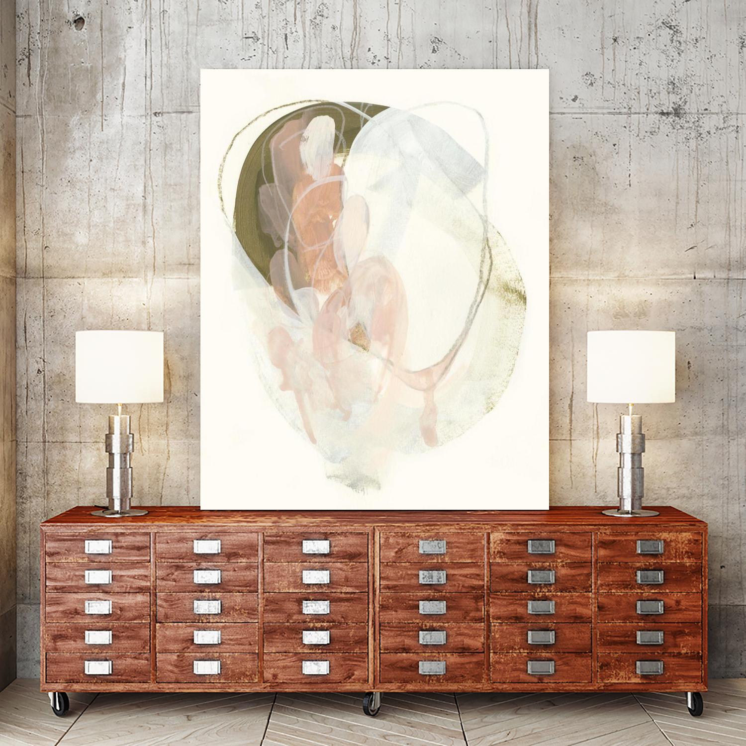 Hyacinth Gesture II by June Erica Vess on GIANT ART - pink abstract