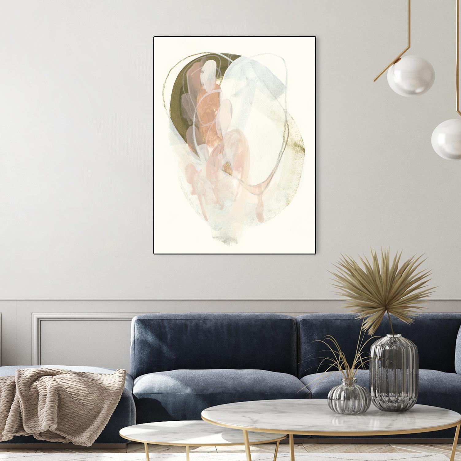 Hyacinth Gesture II by June Erica Vess on GIANT ART - pink abstract