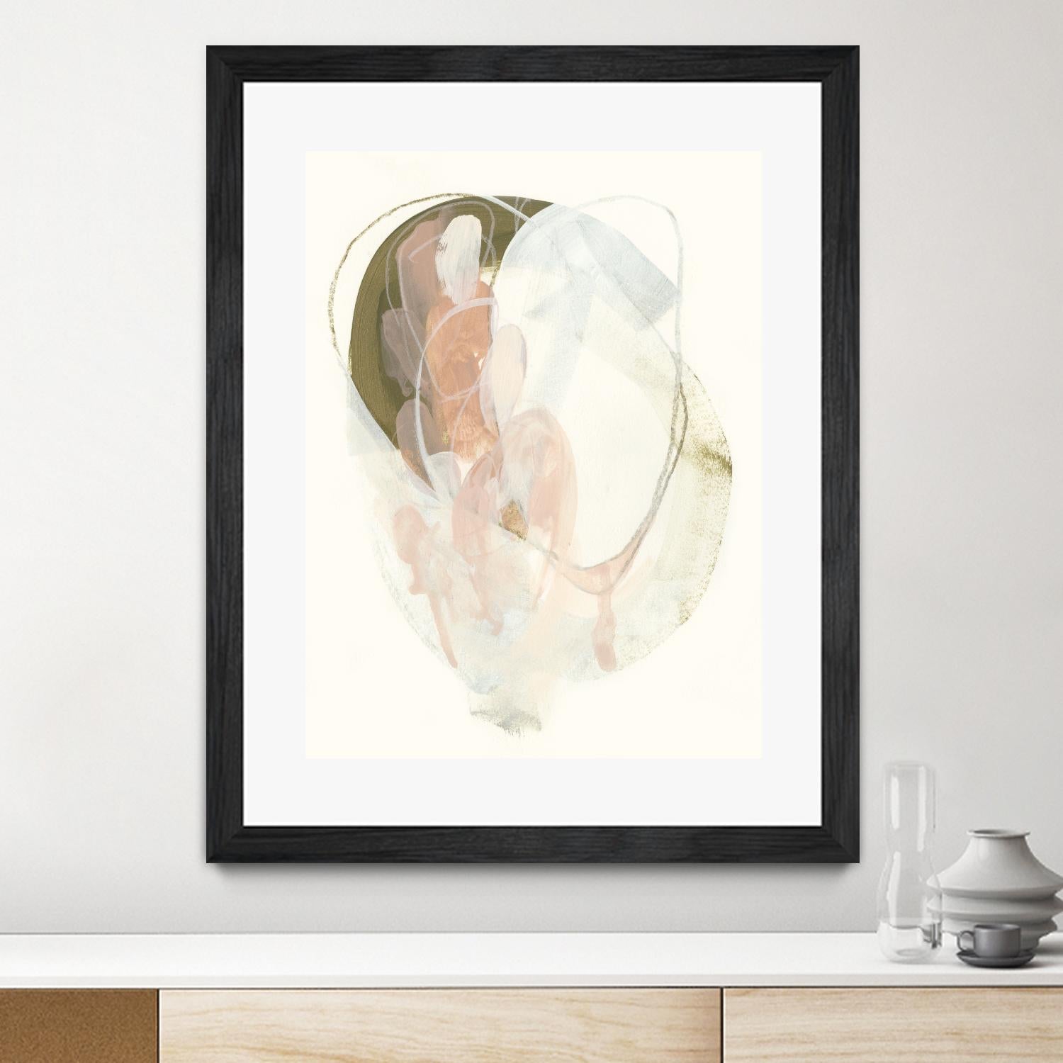 Hyacinth Gesture II by June Erica Vess on GIANT ART - pink abstract