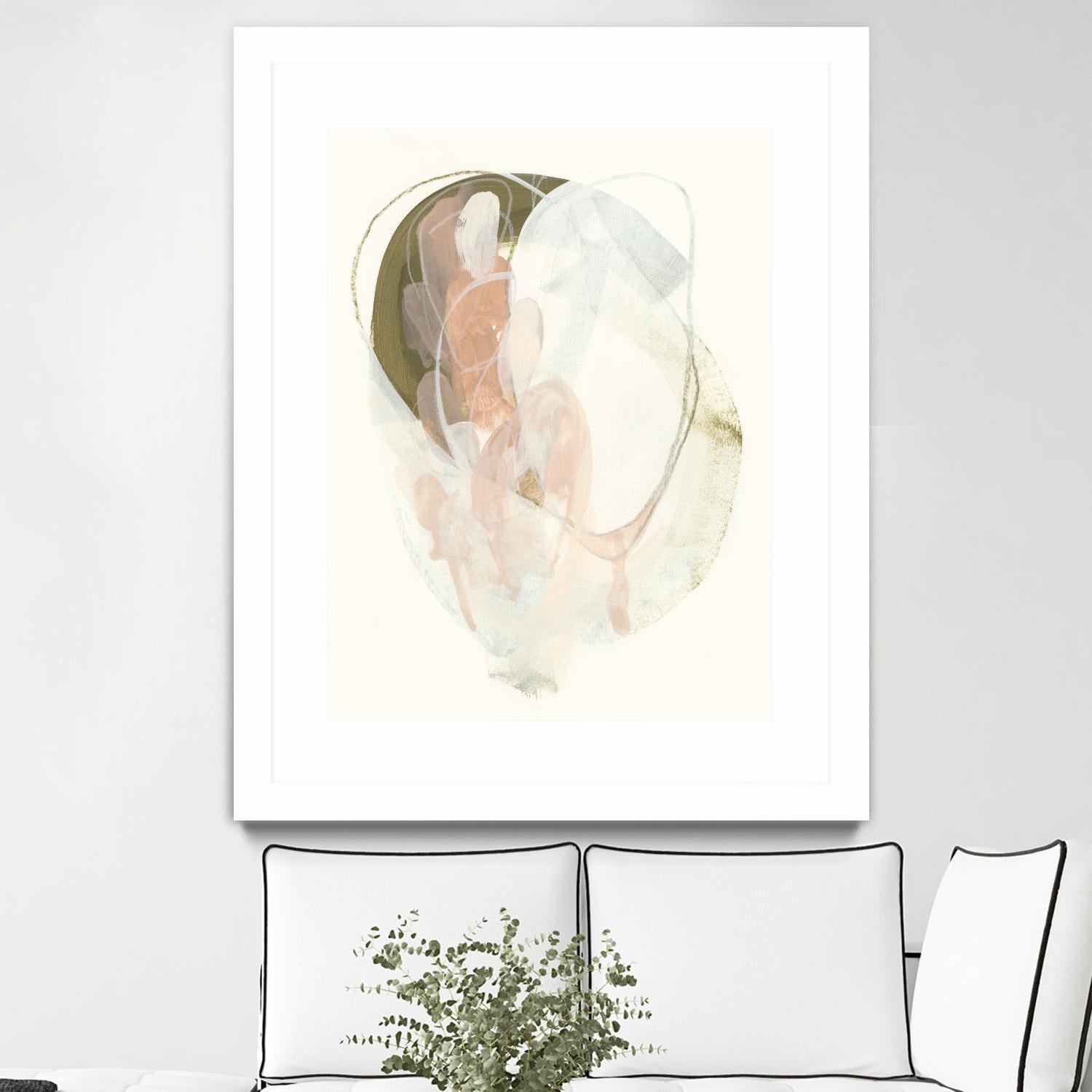 Hyacinth Gesture II by June Erica Vess on GIANT ART - pink abstract