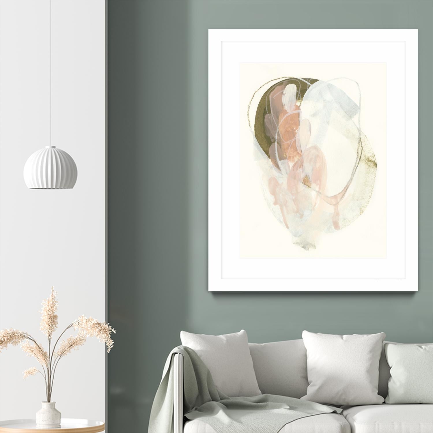 Hyacinth Gesture II by June Erica Vess on GIANT ART - pink abstract