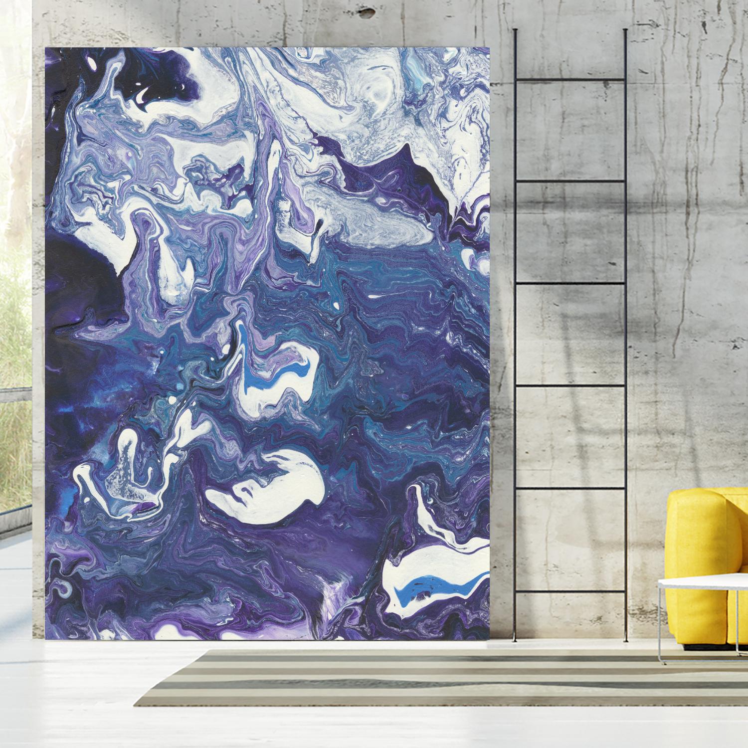 Meandering Mulberry I by Regina Moore on GIANT ART - pink abstract