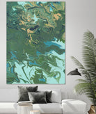 Rambling Sage I by Regina Moore on GIANT ART - green abstract