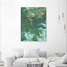 Rambling Sage I by Regina Moore on GIANT ART - green abstract
