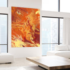 Nomadic Blaze III by Regina Moore on GIANT ART - orange abstract