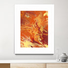 Nomadic Blaze III by Regina Moore on GIANT ART - orange abstract