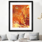Nomadic Blaze III by Regina Moore on GIANT ART - orange abstract