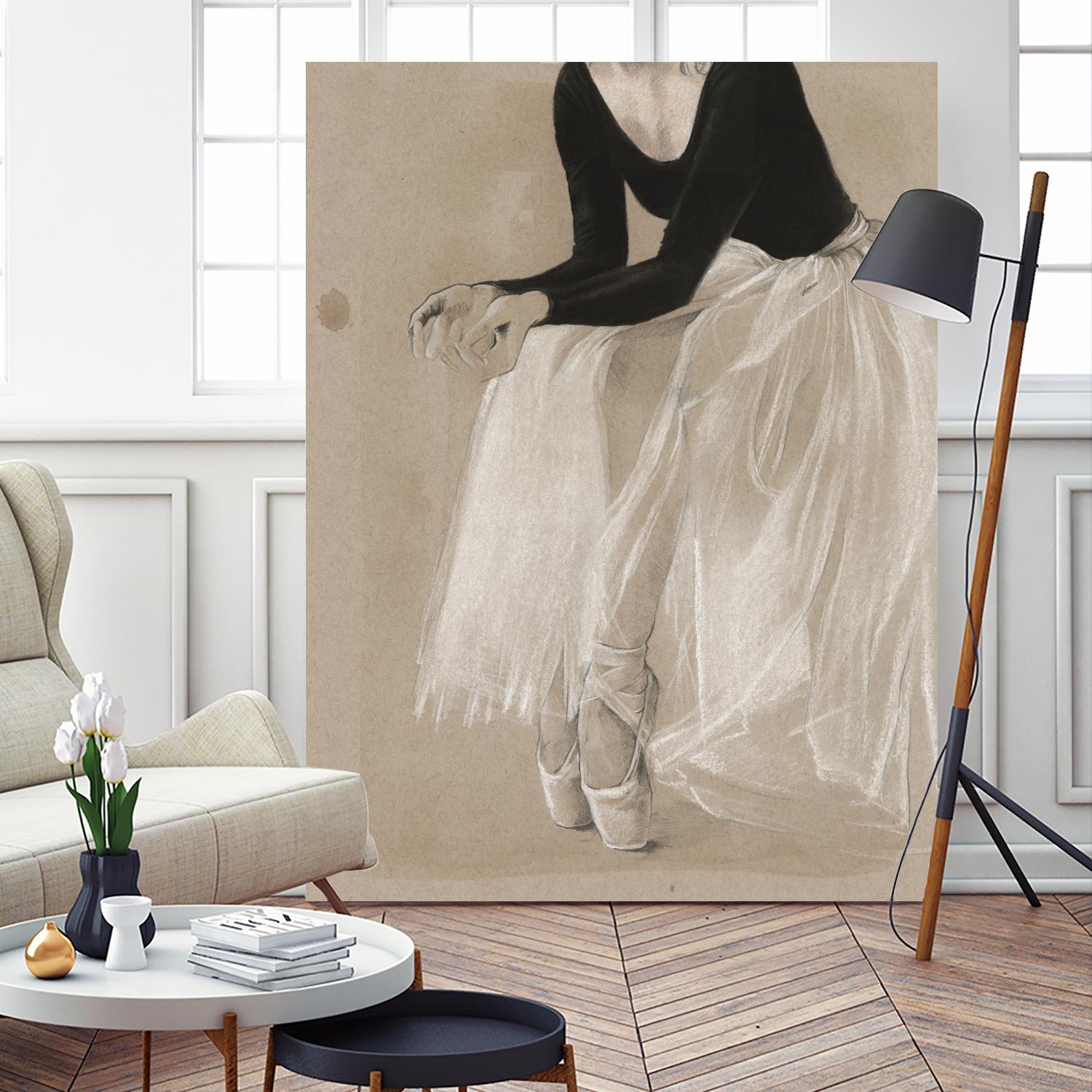 Ballet Study I by Jennifer Paxton Parker on GIANT ART - brown fashion