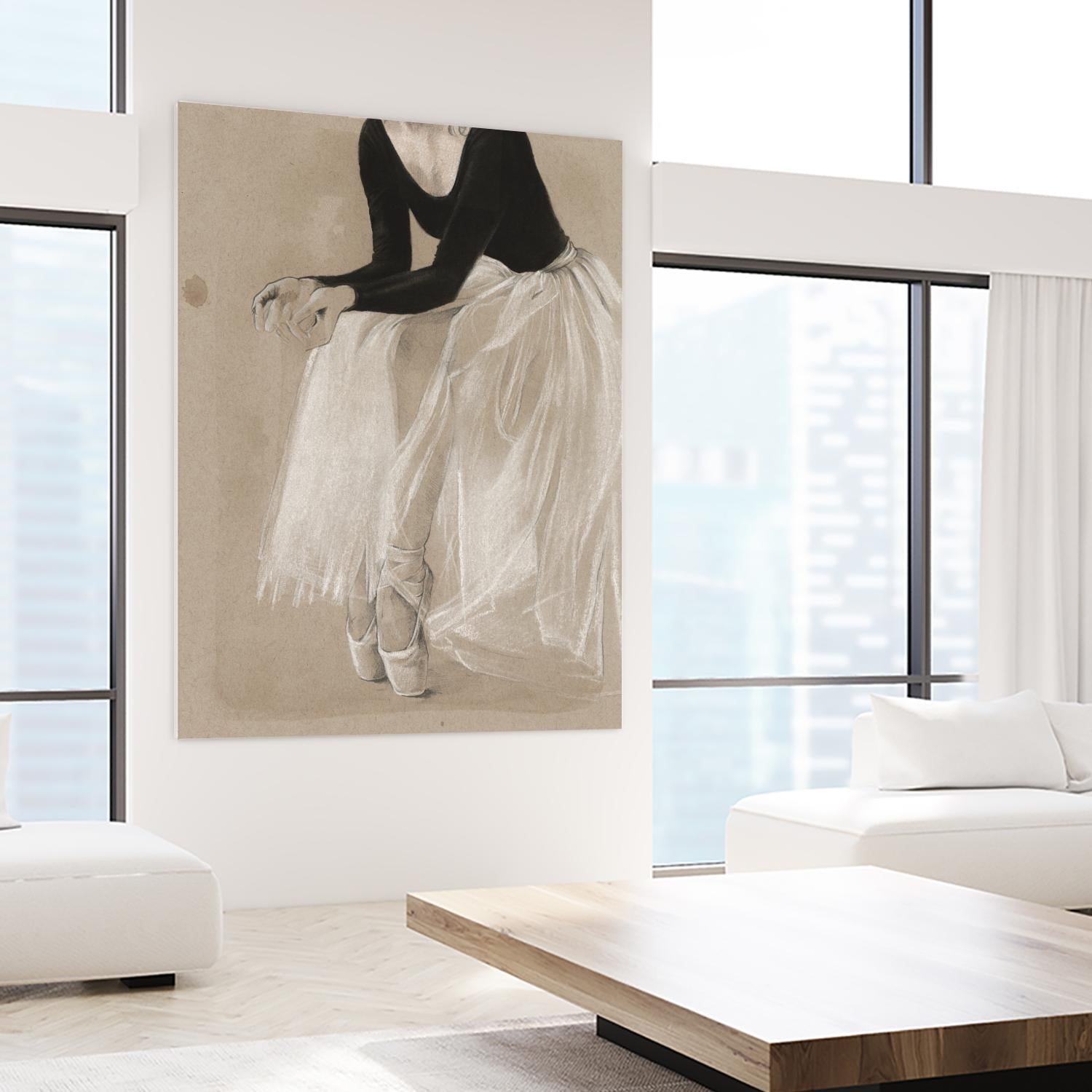 Ballet Study I by Jennifer Paxton Parker on GIANT ART - brown fashion