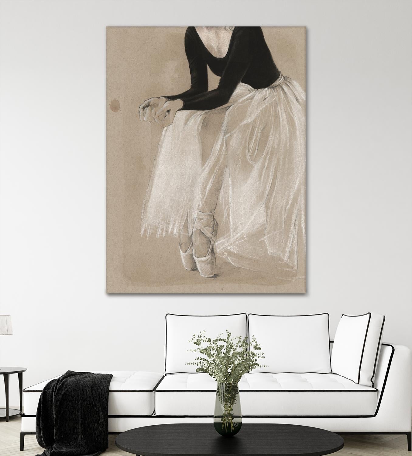 Ballet Study I by Jennifer Paxton Parker on GIANT ART - brown fashion