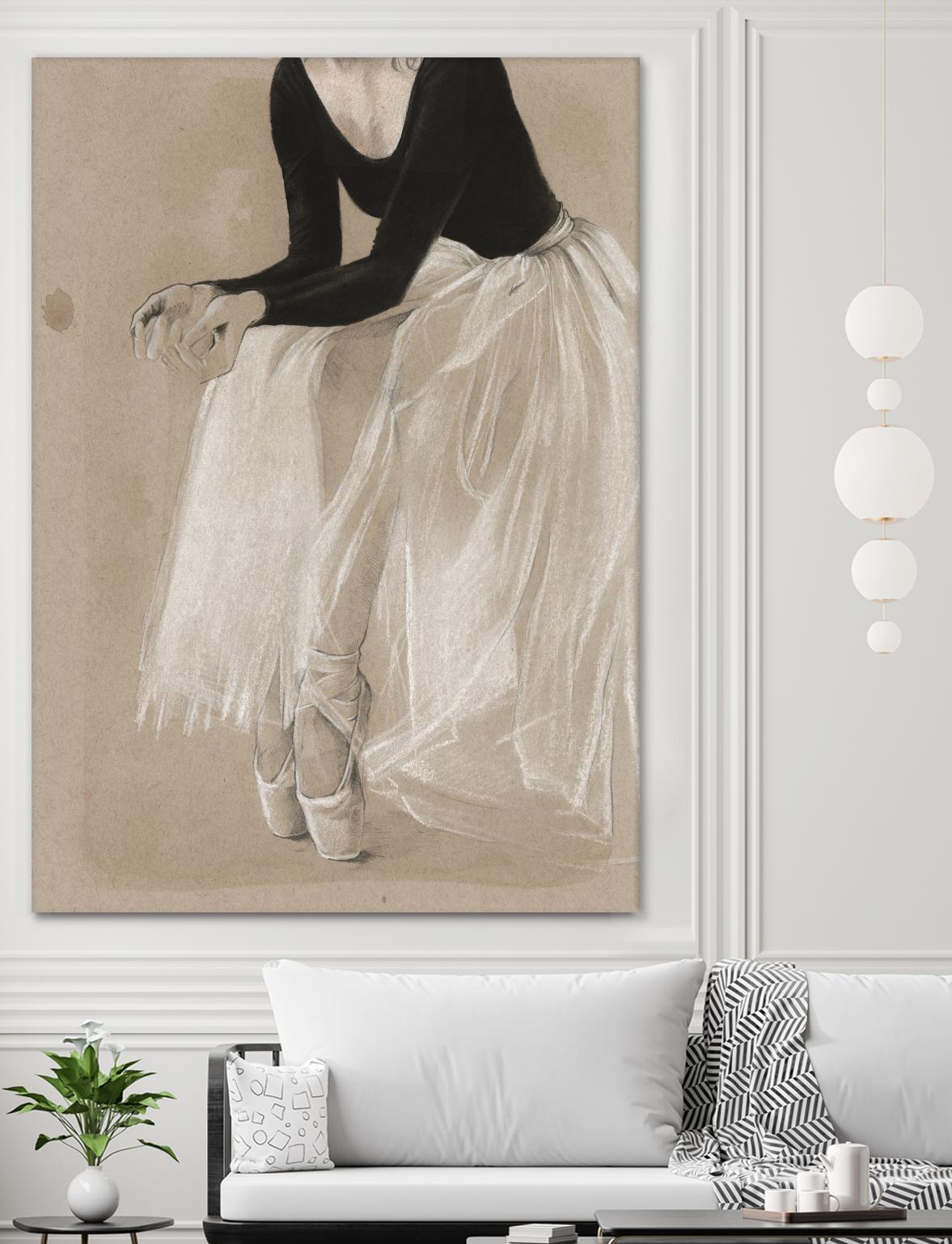 Ballet Study I by Jennifer Paxton Parker on GIANT ART - brown fashion