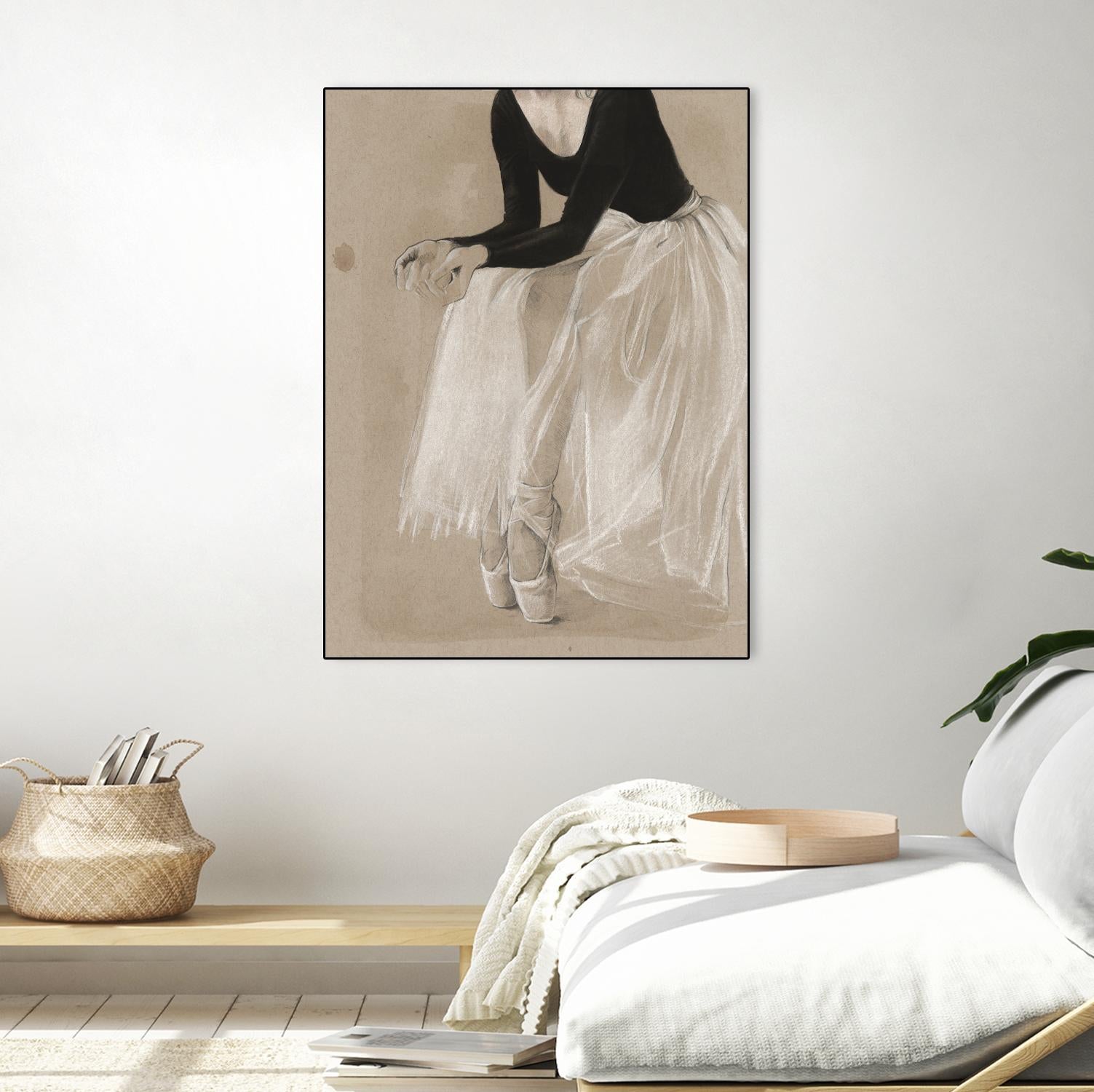 Ballet Study I by Jennifer Paxton Parker on GIANT ART - brown fashion