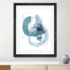 Aqua Orbit II by June Erica Vess on GIANT ART - blue abstract